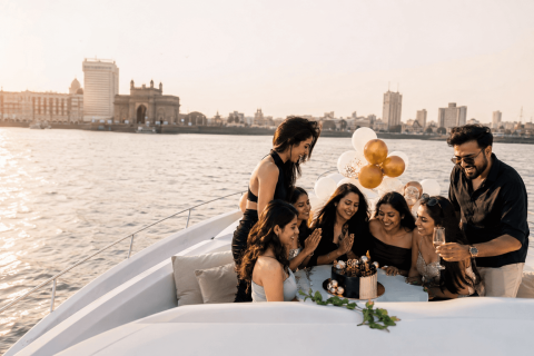 Birthday Yacht Party in Mumbai | Private Celebrations at Gateway of India - private yacht charter in Mumbai